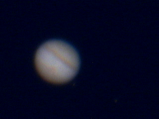 Jupiter single frame from AVI before processing